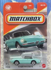 '25 MATCHBOX 1967 ALFA ROMEO DUETTO 1:64 SCALE ALFA ROMEO SERIES USA STOCK!!! - Bild 1 von 3