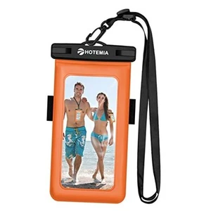 Waterproof Cell Phone Pouch Floating, Waterproof Float Phone Orange(Floating) - Photo 1 sur 7
