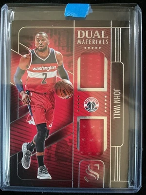 2024-25 帕尼尼剪影双材料约翰墙比赛使用球衣 WIZARDS — 第 1/2 张图片