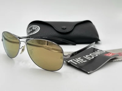 Ray Ban RB8301 004/N3 59m Fibra de Carbono;Punmetal DORADO POLARIZADO P3 PLUS AUTÉNTICO Foto 1 de 4