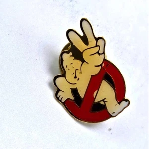 1989 Ghostbusters Lapel Pin Columbia Pictures Movie Souvenir Pinback Fashion VTG - Picture 1 of 4