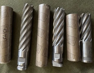 2" Roughing End Mill Set Cobalt 8Fl Long Length Heavy Duty HSCO USA ๐บ๐ธ NOS 3pc - Picture 1 of 17