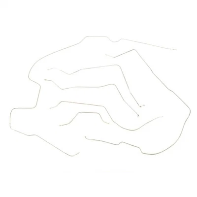 Juego completo de línea de freno OMIX para Jeep CJ7 81-86 * Líneas de freno delanteras y traseras de acero Foto 1 de 4