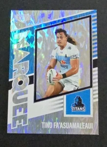 2025 Elite NRL M14 TINO FA'ASUAMALEAUI Marquee Gold Coast Titans - Picture 1 of 2