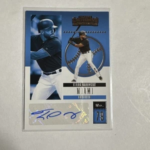 2020 Isaac Galloway Panini Contenders Autographs #CA-IG - Miami Marlins - Picture 1 of 7