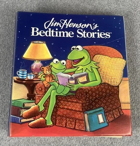 Jim Henson's Bedtime Stories Binder 1989 Vtg Muppet Babies Fraggle Rock Stories - Foto 1 di 11