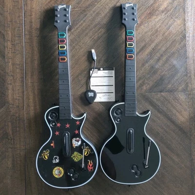 На запчасти 2 Guitar Hero беспроводной Les Paul Gibson PS3 1 ключ PlayStation 3 - Изображение 1 из 4
