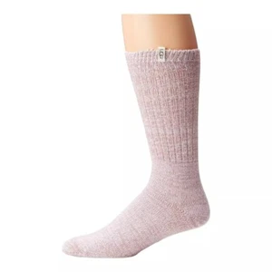 UGG 1014832 Women’s RIB KNIT SLOUCHY Crew Socks ~ DUSK - O/S ~ NWT ~ MSRP $18 - Picture 1 of 4