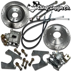 1971-87 Chevy C10 Rear Disc Brake Conversion Kit With E-Brake 5 Lug - Picture 1 of 14