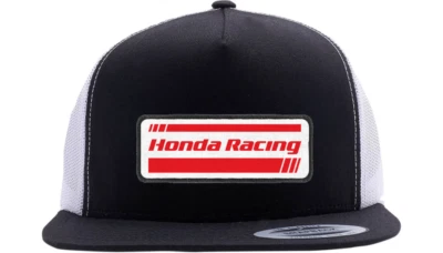 NEW FACTORY EFFEX 22-86304 Honda Racing Snapback Hat - Black/White - MOTORCYCLE - Image 1 of 2