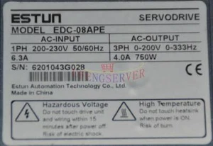 1PC ESTUN EDC-08APE 750W Servo Motor Driver - Picture 1 of 1
