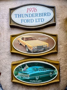 Ford Händler Showroom Schilder für 1976 Thunderbird & LTD - Bild 1 von 7