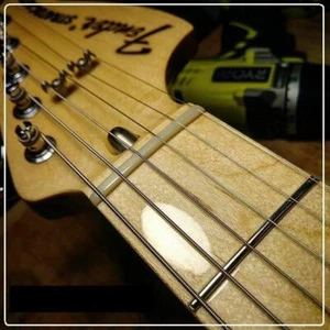 MusicianAtHeart UNBLEACHED BONE NUT made for Fender Stratocaster Guitar - Picture 1 of 2