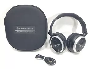 Audio-Technica QuietPoint Active Noise Cancelling kabelgebundene Kopfhörer mit Hülle LESEN - Bild 1 von 9