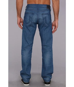 NEW True Religion Brand Jeans Mens Bobby Straight Horizon Renegade Blue Denims - Picture 1 of 5