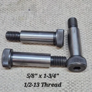5/8 x 1-3/4” Alloy Steel Shoulder Socket Head Screw 1/2-13 Thread (3 qty) - Picture 1 of 1