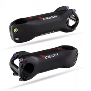 6 Degree 28.6/31.8MM Carbon Road MTB Bicycle Stem Positive Negative Cycling Part - Picture 1 of 22