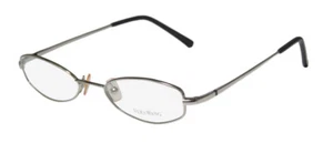 NEW VERA WANG V109 EYEGLASS FRAME SILVER WOMENS FULL-RIM DESIGNER CH 50-18-140 - Picture 1 of 8