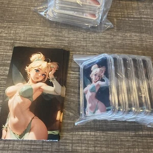 SEXY! "Tinker Tales" 1 oncia troy .999 argento fine colorato Art Bar COA Mtg di 100 - Foto 1 di 3
