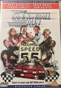 The Cannonball Run DVD 80s Film Movie Burt Reynolds, Roger Moore, Dean Martin - Picture 1 of 2