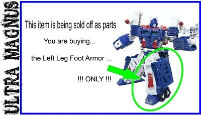 2018 _ Transformers Siege _ WFC _ Ultra Magnus _ Left Foot / Trailer Armor - Image 1 of 4