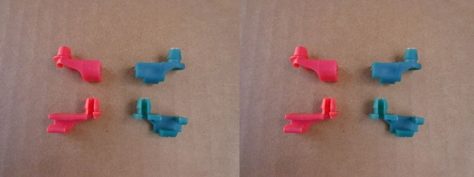 8 DOOR LOCK ROD CLIPS! FITS: MOPAR A B C E BODY PLYMOUTH CUDA GTX CHARGER DODGE - Image 1 of 1