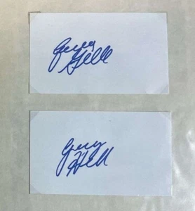Greg Halman Seattle Mariners Signed Autographed Pair of Index Cards (d. 2011) - Picture 1 of 1