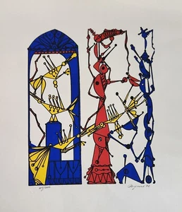 Jose Maria Mijares | Original Siebdruck Serigrafie | Kubanisch | Arte Cubano | COA - Bild 1 von 4
