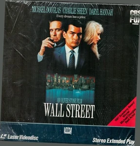 Wall Street (Laserdisc) Michael Douglas Charlie Sheen Daryl Hannah - Picture 1 of 2