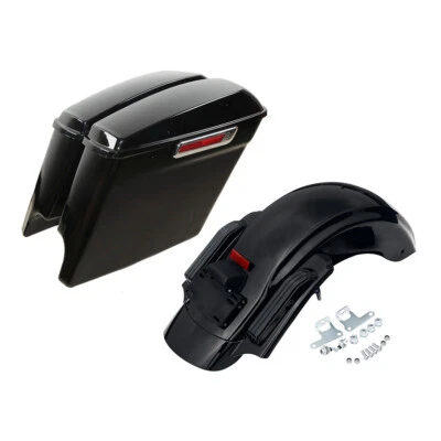 5" Stretched Saddlebags Rear Fender Fit For Harley Touring Road Glide 2014-2024 - Image 1 of 4