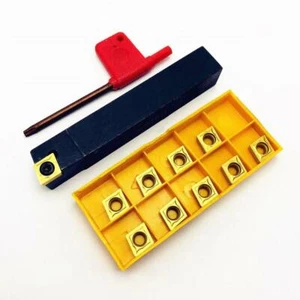 SCACR 1616K09 16mm×125mm CNC External Turning Insert Holder + 10Pcs CCMT09T304 - Picture 1 of 6