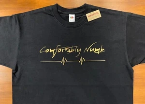 Comfortably Numb - Heartbeat - Camiseta Pink Floyd - IMPRESIÓN DORADA - No Oficial Nueva con Etiquetas - Imagen 1 de 10