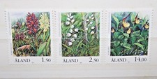 FRANCOBOLLI ALAND 1989 'FIORI ORCHIDEE FLORA NATURA' MNH** SET (CAT.8)