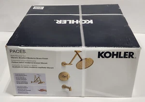 Grifo de bañera/ducha KOHLER Paces latón moderno cepillado con válvula R34530-3G-2 MB - Imagen 1 de 3