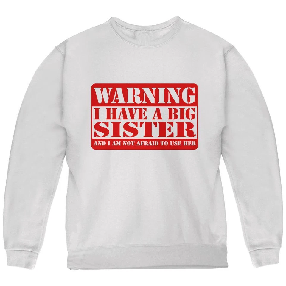 Sudadera Warning Big Sister juvenil Foto 1 de 1