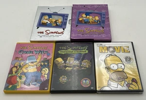 THE SIMPSONS DVD'S SEASON 1 & 3 & MOVIES GONE WILD, TREEHOUSE OF HORROR & MOVIE - Imagen 1 de 5