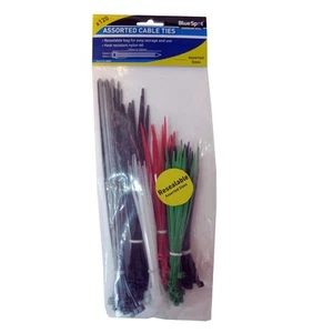 Blue Spot Tools - Set 120 Pekeliling Tali Pengikat Pelbagai Warna - Picture 1 of 2