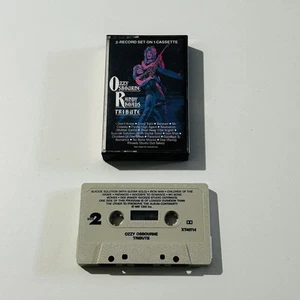 Ozzy Osbourne Randy Rhoads Tribute Cassette 1987 Iron Man Crazy Train Crowley - Picture 1 of 24