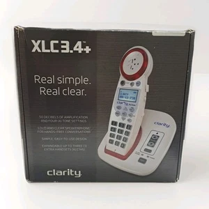 Clarity Professional (XLC3.4+) Plus - Loud Cordless Hearing White Phone - Zdjęcie 1 z 8