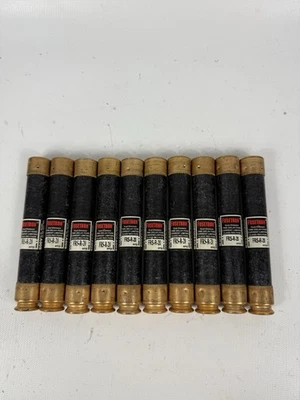 LOT OF 10, Time delay Fuse Class RK5, 20 Amp 600V 20A Dual Element Tested FRSR20 - Image 1 of 4