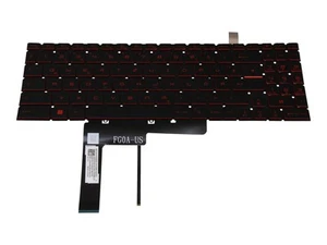 MSI GF66 Katana 11UC/11UD/11SC (MS-1582) original Tastatur DE (deutsch) schwarz - Bild 1 von 2