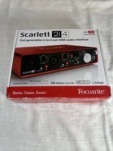 FOCUSRITE SCARLETT 2i4 1st GEN 2 CHANNELS USB AUDIO INTERFACE PARTS or REPAIR - Picture 1 of 19
