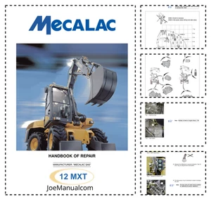 Mecalac 12MXT Excavator Repair Manual - Picture 1 of 1