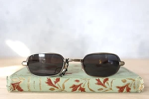 Vintage Y2K Sonnenbrille 90er Wrap Around Matrix Agent Futuristic Eyewear Slim - Bild 1 von 11