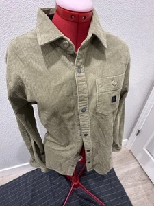 Roark Men’s Nordsman Corduroy Shacket Olive Green Size S - Picture 1 of 10