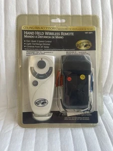 Hampton Bay Hand Held Wireless Remote 191-691 Transmitter Receiver Ceiling Fan - Picture 1 of 6