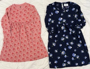 BUNDLE of Girls Size L (10-12) Long Sleeve Dresses Old Navy & Tea Collection EUC - Picture 1 of 17