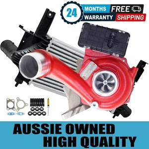 Turbocargador de alto flujo + intercooler de 62 mm para Nissan Navara D40 YD25 2,5 L 2010- - Imagen 1 de 11