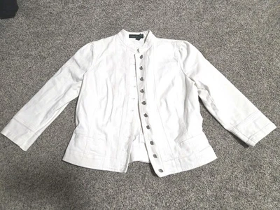 Chaqueta vaquera blanca Lauren Jeans Company Ralph Lauren Foto 1 de 4