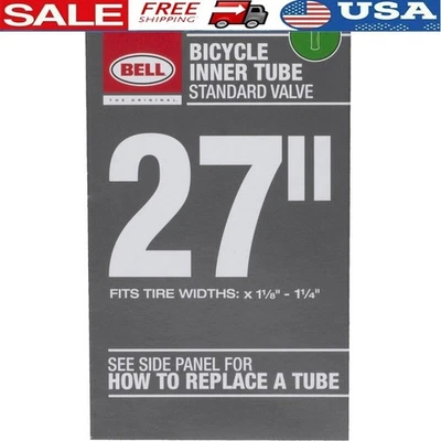 Schrader Inner Tube 27 Inch Bicycle High Quality Durable Rubber Prevent Blowouts - Image 1 of 4